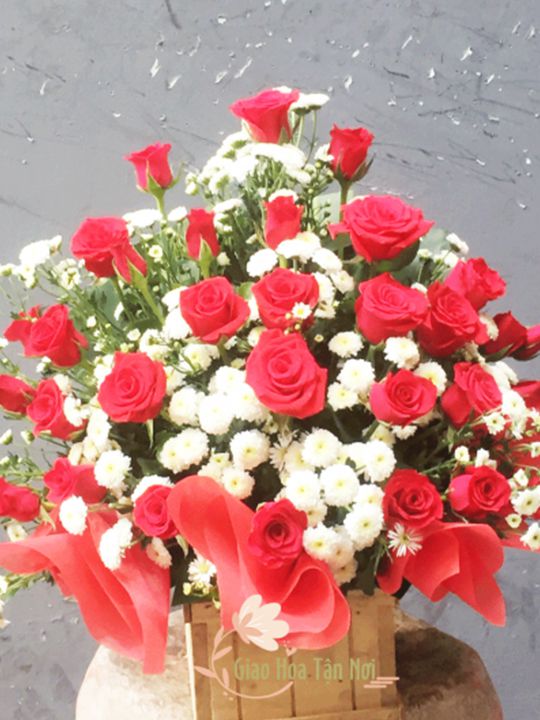 giỏ hoa tươi giá rẻ