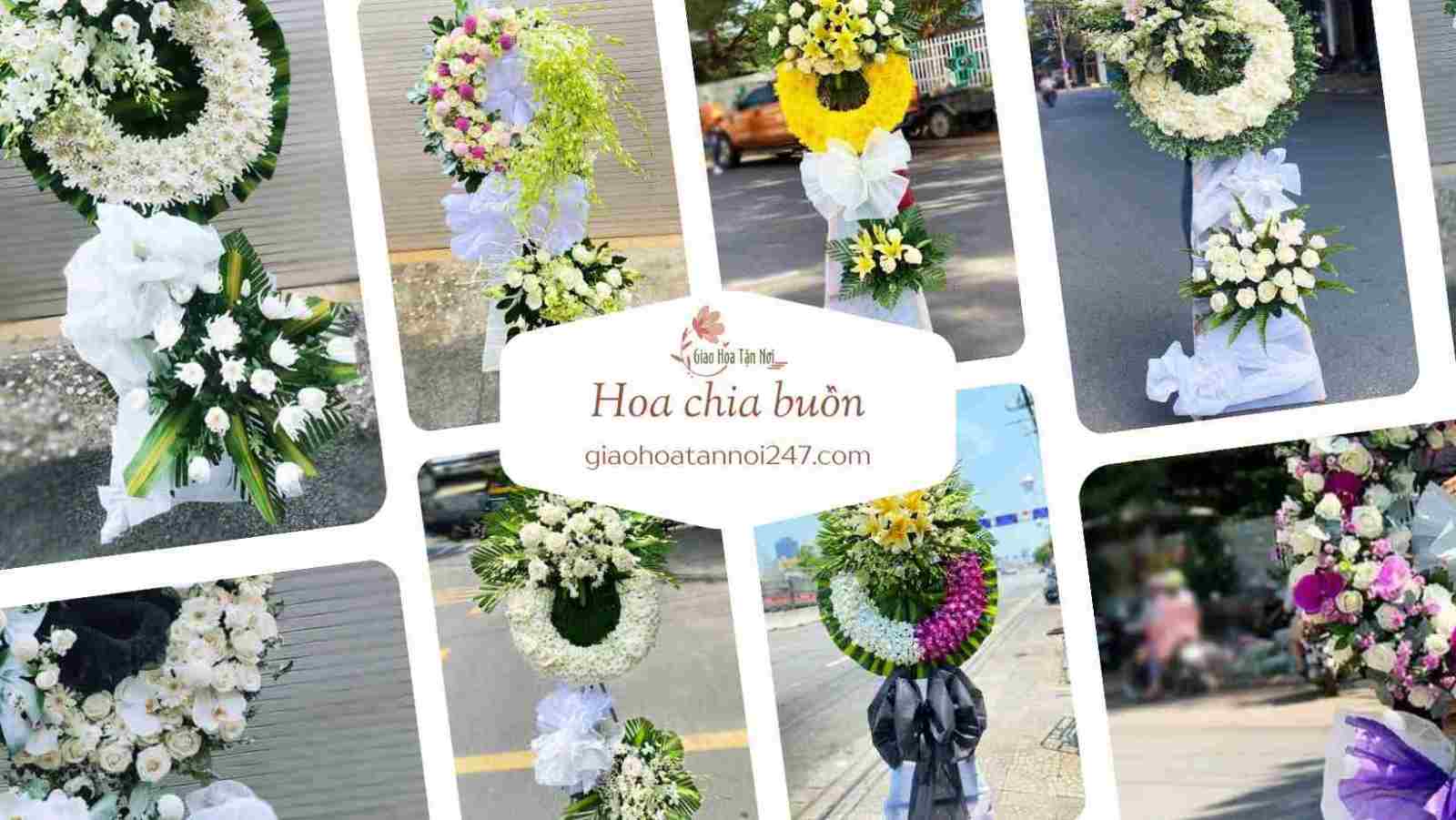 hoa chia buồn
