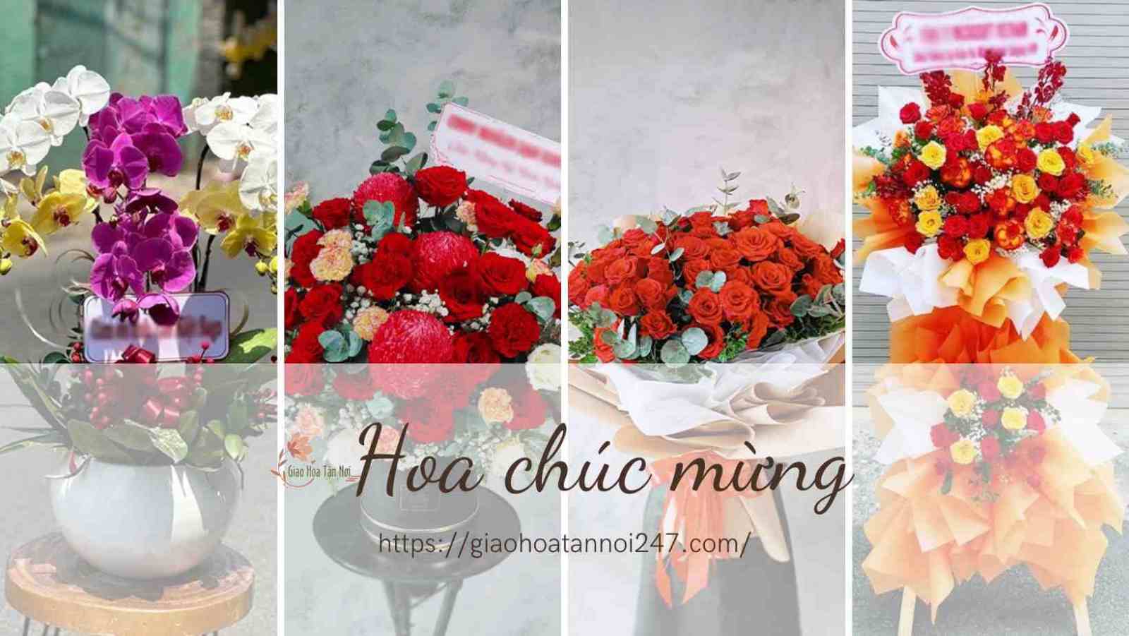 hoa chúc mừng