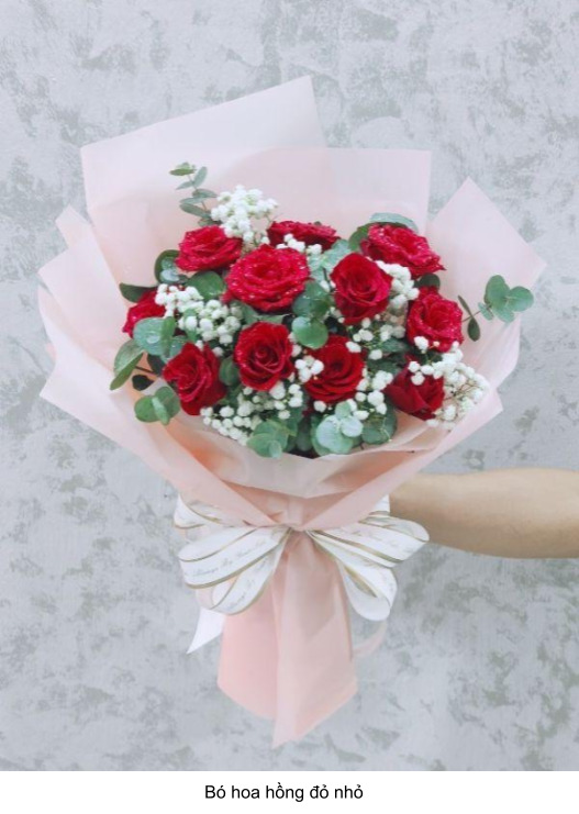 bó hoa hồng đỏ đẹp