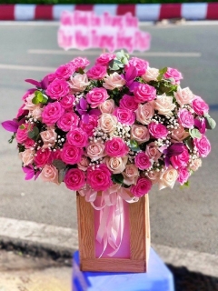 Giỏ Hồng Sang Trọng