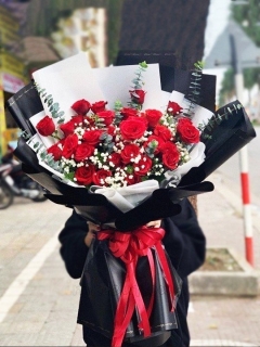 Bó Hồng Đỏ Đẹp