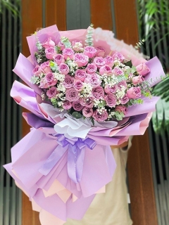 Bó Hồng Tông Tím