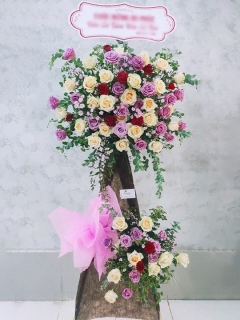 Kệ Hoa Khai Trương Đẹp