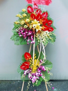 Kệ Hoa Chúc Mừng Khởi Công