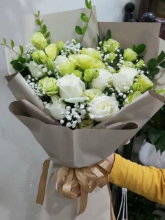 Bó Hoa Cát Tường Xanh