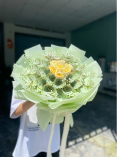 Bó Hoa Tiền Đẹp