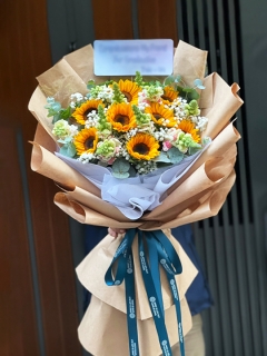 Bó Hoa Tốt Nghiệp Hiện Đại