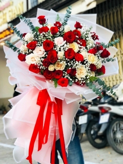 Bó Hoa Hồng Đỏ Đẹp Tặng Người Yêu