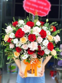 Giỏ Hoa Tặng Người Yêu