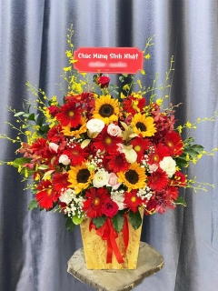 Giỏ Hướng Dương Đẹp