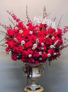 Bình Hoa Hồng Đỏ Sang Trọng Tặng Sinh Nhật