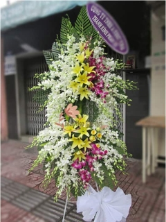 Hoa Chia Buồn Tông Trắng