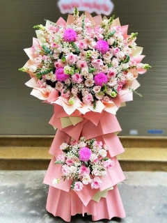 Kệ Hoa Chúc Mừng Tân Gia Sang Trọng