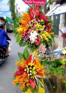 Kệ Hoa Chúc Mừng Lễ Khởi Công