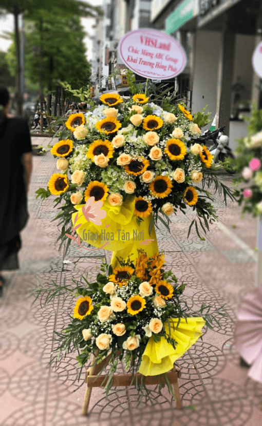 hoa chúc mừng kỉ niệm công ty